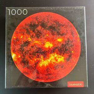 NEW Sun 1000 Piece Circular Jigsaw Puzzle by Blue Kazoo Games